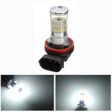 H8 3014 48SMD LED Car Bílý Fog Light Bulb Headlight DRL 600LM 4.8W
