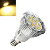 Lâmpadas de spot LED 16 5630 SMD branco quente de 6,5W e 500-550 LM E14 220V