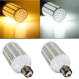 E27 17w blanco / blanco cálido 3528 SMD 216 LED de maíz bombillas de la lámpara de luz 220v