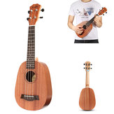 21-calowy sopranowy ukulele ananasowe z mahoniu, 4 struny, mini gitara hawajska, prezent dla dzieci