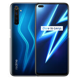 Realme 6 Pro IN Version 6.6 inch FHD+ 90Hz Ultra Smooth Display 120Hz Touch-Sensing Android 10 4300mAh 64MP AI Quad Rear Cameras Dual In-display Selfie 8GB 128GB Snapdragon 720G 4G Smartphone 