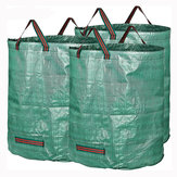 3パック庭用ゴミ袋72ガロン枝葉ハウスキーピング保管バスケットの収集 