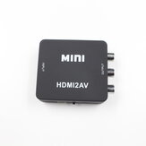 Adaptateur HDMI vers AV 1080P Convertisseur vidéo composite Box HDMI vers RCA AV/CVSB L/R Vidéo Mini HDMI2AV Support NTSC PAL