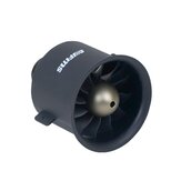 FMS 70MM Ducted Fan EDF 12 blade With 6S 3060-KV1900 Motor 2700g Thrust for Fixed Wing RC Airplane Jet
