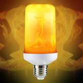 Bombilla de luz LED de efecto de fuego parpadeante de emulación con 4 modos SMD2835 E27, lámpara de decoración AC85-265V