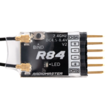Radiomaster R84 V2 odbiornik RC PWM 4-kanałowy, kompatybilny z systemami Frsky D8 D16 SFHSS i nadajnikiem Radiomaster TX12 T16S.