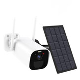Techage 2K/3MP WIFI Outdoor Güvenlik Kamera Solar Powered Wireless IP Surveillance Home Kameras 5dbi Anten İnsan Hareketi Algılama 65ft Gece Görüşü 2 Yönlü Ses IP66 Su Geçirmez Bulut/TF Depolama