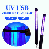 Мобильная УФ-лампа для дезинфекции с USB-зарядкой Портативная палка для дезинфекции УФ-лампа для маски Гермицидная лампа Род-стерилизатор световых ламп средство для уничтожения пылевых клещей