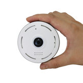 Mini câmera IP de vigilância de segurança doméstica com panorâmica WiFi 960P, câmera Fisheye de 360 graus CCTV