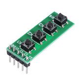 3 قطع TB371 4 مفتاح لوحة مفاتيح لوحة المفاتيح MCU متوافق UNO MEGA2560 Pro Mini Nano مستحقة لـ Raspberry Pi Teensy ++ Geekcreit لـ Arduino - منتجات تعمل مع مسؤول لوحات Arduino