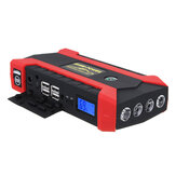 16000mAh 12V Car Jump Starter Battery Booster Pack Charger Power Bank with LED Flashlight 4 USB Port