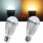 Лампа светодиодная глобус E27/B22 7W 14 SMD 5730 Не диммируемая, теплый белый/белый цвет, переменный ток 110-240V
