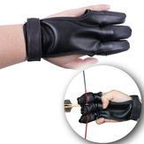 Taktyczna łuk 3 palce rękawiczki Rekurwny łuk tradycyjny ochrona palców