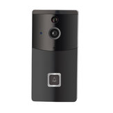 B10 2.4GHz Black Waterproof WIFI 720P Lower-Consumption Video Doorbell With Two Way Audio