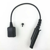 Audio-Kabeladapter für Baofeng Walkie Talkie für Baofeng BF-9700 A58 GT-3WP UV-XR UV-9R Plus für UV-5R, Kopfhörerwechsel-Port-Kabel.