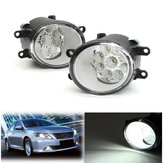 9 LED Farol de nevoeiro dianteiro Lâmpada de direção com lâmpadas 6000K brancas para Toyota Corolla Camry Highlander Avalon para Lexus