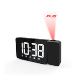 Alarme Digital TS-3211 LED Relógio Projeção de Rádio FM Relógio Snooze Secretária Eletrônica Relógio Projetor de Radio Reveil Relógio