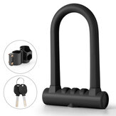 U-Shaped Bicycle Lock Aluminum Alloy Firm Anti-theft Double Open Modes Safety for  Road Bike Mountain Bike