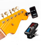 NUX Nu-Tune Clip-on Hochsensitiver Gitarrenstimmer für Gitarre Bass Ukulele Universelle Instrumententeile und Zubehör