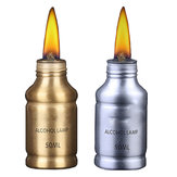 Bruciatore ad alcool per stufa in lega di alluminio da 50 ml lampada per apparecchiature di riscaldamento da laboratorio