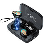 INSMA M18 Słuchawka bezprzewodowa bluetooth 5.1 9D HiFi Stereo Bass Power Bank o dużej pojemności Redukcja hałasu CVC8.0 Mikrofon wodoodporny IPX7 Słuchawki sportowe