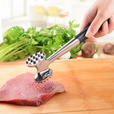 KC-MH01 Heavy Duty Stainless Steel Meat Tenderizer Hammer Mallet With Non-slip Long Handle