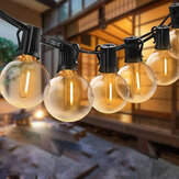 Fio de luz LED retro G40 110V/220V para festas ao ar livre, decouação de jardim, casa, lâmpada de fada, à prova d'água IP54