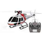 XK K123 6CH Brushless AS350 Scale RC-Hubschrauber BNF/RTF, Modus 2