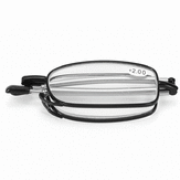 Lettura pieghevole della pagina portatile Occhiali Occhiali di occhiali di rotazione occhiali con la custodia