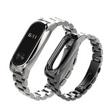 Mijobs Replacement Metal Stainless Steel Frame Bracelet Wristband For Miband 2