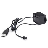 Kontroler inwertera USB do 1-10 metrów LED El Wire Glow Flexible Neon Decor DC5V