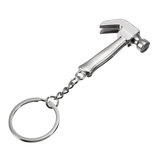 Creatieve Mini gereedschap Model Klauwhamer Sleutelhanger Ring