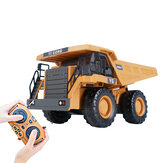 1048 RC Dump Truck 1/24 2.4GHz 9CH RC Car Construction Truck Engineering 40min Playing Time Vehicles with Light Music Gift Toys for Kids