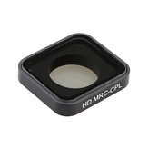 Boîtier de boîtier étanche pour lentille avec filtre HD MRC CPL pour caméra d'action GoPro HERO 5 / HERO 6