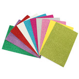 10 stuks 8x12 inch zelfklevend glitterpapier kaart in verschillende kleuren voor knutselen en scrapbooking