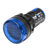 Machifit 22mm AC 20-500V デジタルACボルトメーター 電圧メーター ゲージ デジタルディスプレイインジケーター ブルー