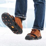 Grampos MATTC Gelo Neve Grampos de tração Microspikes Garras de gelo com 12 espigões de aço para caminhada escalada caminhada para homens mulheres