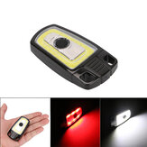 3W Mini USB recarregável COB LED Keychain Camping Light Handy Torch Pocket Flashlight