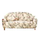 Capa elástica para sofá de 1/2/3/4 lugares flores, protetor de assento de cadeira, capa elástica para sofá, decorações para casa e escritório