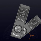 MUSTOOL 40m Dijital Mini Lazer Elektronik Açılı Telemetre Sensör M/In/Ft Birim Anahtarlama USB Şarj Pisagor Modu Mesafe Alanı Hacim Ölçümü Lazer Mesafe Ölçer