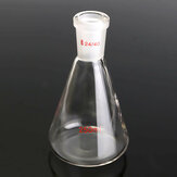 Frasco cônico de vidro de 250 ml com boca 24/40 para química e vidraria de laboratório