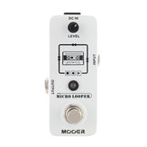 MOOER MLP1 Micro Looper Mini Loop Recording Guitar Effects Pedal 