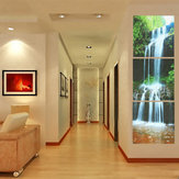 3 Cascade Large Waterfall Framed Print Ζωγραφική Καμβάς Τοίχος Εικόνα Τέχνης Το σπίτι διακοσμεί το καθιστικό
