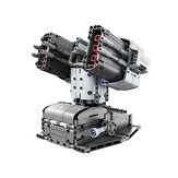 Jupiter Dawn Intelligentes Baukastenset mit Skorpion-Verteidigungsturm, Bluetooth-5.0-App-Steuerung, Kinderbildungs-RC-Roboter-Spielzeug