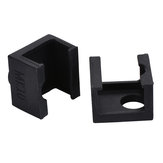2Pcs Улучшенный чехол из черного силикона MK10 для алюминиевого нагревательного блока 3D-принтера (часть)