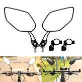 Par de espejos retrovisores de bicicleta eléctrica con reflector claro de amplio rango ajustable - accesorios para bicicletas eléctricas.