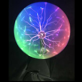 Lâmpada de mesa mágica de plasma de luz de 8 polegadas de cor mista, eletrostática controlada por voz