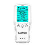 Rilevatore di formaldeide digitale 8 in1 PM2.5 Analizzatore di gas PM10 Monitor della qualità dell'aria