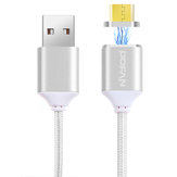 POFAN P11 Magnetic 1M 2A Micro USB Super Fast Data Charging Cable for Mobile Phone