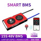 DALY BMS 15S 48V 30A 40A 60A 3,2V 18650 Dispositivo Bluetooth Smart 485 a USB NTC UART Software Juntos Batería Lion LiFePO4 BMS